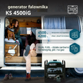 Könner & Söhnen KS 4500iG – generator inwertorowy dwupaliwowy 4,5 kW – zdjęcie 2