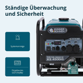 Könner & Söhnen KS 4500iG – generator inwertorowy dwupaliwowy 4,5 kW – zdjęcie 6