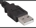 Kontroler do Commodore C64 USB czarno czerwony widok kabla