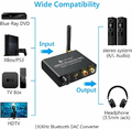 Konwerter przetwornik cyfrowo-analogowy eSynic 192kHz DAC Bluetooth 5.0 widok kompatybilności