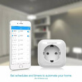 Koogeek smart plug HomeKit Apple wifi wtyczka widok z telefonem