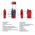 Krótkofalówka walkie-talkie BAOFENG UV-5R PLUS widok z opisem