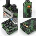 Krótkofalówka walkie-talkie BAOFENG UV-5R PLUS Zielona widok z boku