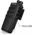 Krótkofalówka walkie talkie Radioddity GA-2S czarny widok przycisków.