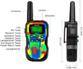 Krótkofalówka Walkie Talkie Uking HK-588 latarka UHF widok opisu