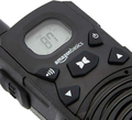 Krótkofalówki walkie talkie Amazon Basics LCD widok z bliska.