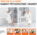 Krzesło prysznicowe VEVOR z regulacją wysokości – zdjęcie 5