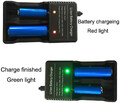 Ładowarka baterii GraceTop NK-206 18650 26650 32650 14500 1A 3,7V 4,2V USB widok wskaźników