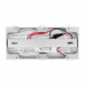 Lampa 6 LED 18W nowoczesna aluminiowa widok z tyłu