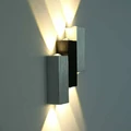 Lampa 6 LED 6W nowoczesna aluminiowa widok z boku