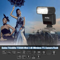Lampa błyskowa Olympus Panasonic Godox Mini TT350O 2.4G HSS 1/8000s TTL widok z parametrami