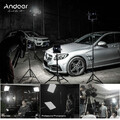 Lampa foto wideo Andoer HVR-600S 60W 3200K-5600K LED widok oświetlenia samochodu