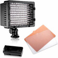 Lampa video LED CNG CN-126 5600K 3200K widok z filtrem