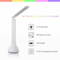 Lampka Deckey 18 LED biurkowa nocna dotyk USB widok z opisem