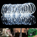 Lampki oświetlenie świąteczne wąż solarny Samoleus 12M LED widok zastosowania 