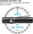 Latarka LED ThruNite TC15 V2 CREE XHP 35.2 USB widok baterii2