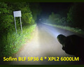 Latarka Sofirn BLF SP36 CREE 4xPL2 LED 6000LM widok efektu