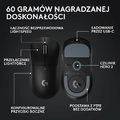 Logitech G PRO X Superlight 2 – bezprzewodowa mysz gamingowa, czarna – zdjęcie 7