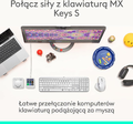Logitech MX Master 4 – ergonomiczna mysz bezprzewodowa, szara – zdjęcie 7