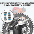 Lunpoem - śruby korby rowerowej M15 ze stali nierdzewnej, 4 szt. – zdjęcie 5