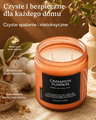M&SENSE świeca zapachowa cynamon 330 g – wosk sojowy, 2 knoty