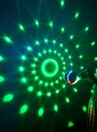 Magiczna lampa kolorowa RGB LED 12W widok koloru zielonego