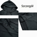 MakingDa bluza z kapturem krótki rękaw na siłownię, czarna – zdjęcie 4