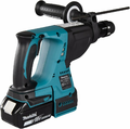 Makita DHR243RTJ 18 V LXT – młotowiertarka SDS-Plus, 2 akumulatory 5,0 Ah, ładowarka, Makpac