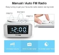 Małe cyfrowe radio FM z budzikiem REACHER K2-Pro widok funkcji