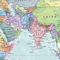 Maps International mapa ścienna świata laminowana 118,9 x 84,1 cm – wydanie 2025