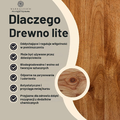 Marrakesch Haifo – komoda vintage z drewna mango, ręcznie wykonana, brązowo-biała – zdjęcie 8