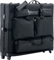Master Massage torba transportowa na kółkach do leżanki do masażu, czarna – zdjęcie 4