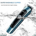 Maszynka do strzyżenia włosów wąsów trymer Brightup USB LED widok wodoodporności.