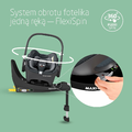 Maxi-Cosi FamilyFix 360 – baza ISOFIX obrotowa do fotelika, czarna – zdjęcie 3