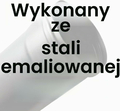 MBM Zestaw rur kominowych DN80 do pieca na pellet, stal emaliowana – zdjęcie 3