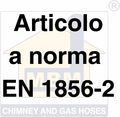 MBM Zestaw rur kominowych DN80 do pieca na pellet, stal emaliowana – zdjęcie 4