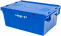 Mega-M Pojemnik transportowy magazynowy 60x40x25 cm, niebieski – zdjęcie 3