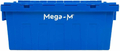 Mega-M Pojemnik transportowy magazynowy 60x40x25 cm, niebieski – zdjęcie 4