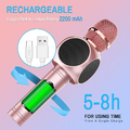 Mikrofon Bluetooth do karaoke ERAY widok baterii