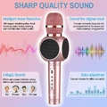 Mikrofon Bluetooth do karaoke ERAY widok z opisem