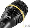 Mikrofon dynamiczny karaoke Moukey MWm-2 XLR widok z bliska