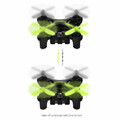 Mini dron Quadcopter Aukey Q4 widok z opisem