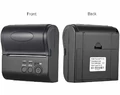 Mini drukarka termiczna POS-8001DD bluetooth android widok z tyłu