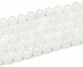 MJDCB HM483-05 – koraliki z białego jadeitu 12 mm, sznur ok. 30 szt.