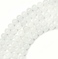 MJDCB HM483-05 – koraliki z białego jadeitu 12 mm, sznur ok. 30 szt.