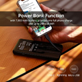 Mobilny hotspot GlocalMe Triforce 4G LTE Power Bank 7000mAh WiFi widok tunera.
