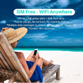 Mobilny hotspot GlocalMe Triforce 4G LTE Power Bank 7000mAh WiFi widok z boku.