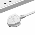 Mocna listwa zasilająca antyprzepięciowa 13A 4 USB DODOCOOL DC21UK widok kabla