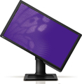Monitor gamingowy dla gracza BenQ XL2411Z 144Hz FHD czarny mat widok zakresu ruchu