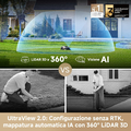 MOVA LiDAX Ultra 800 – kosiarka robot bez kabla obwodowego, LiDAR 3D – zdjęcie 2